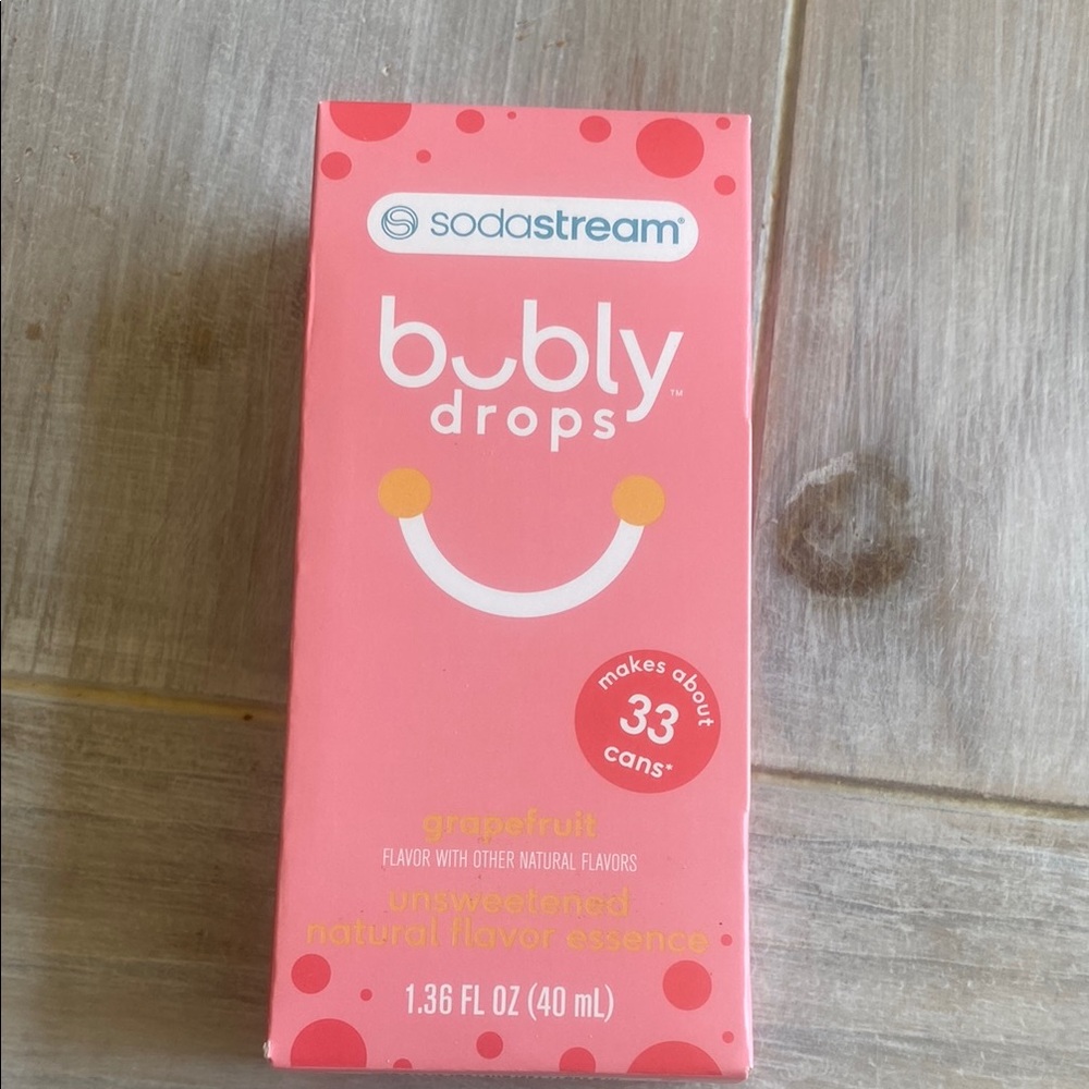 Bubly Drops Grapefruit Flavor
